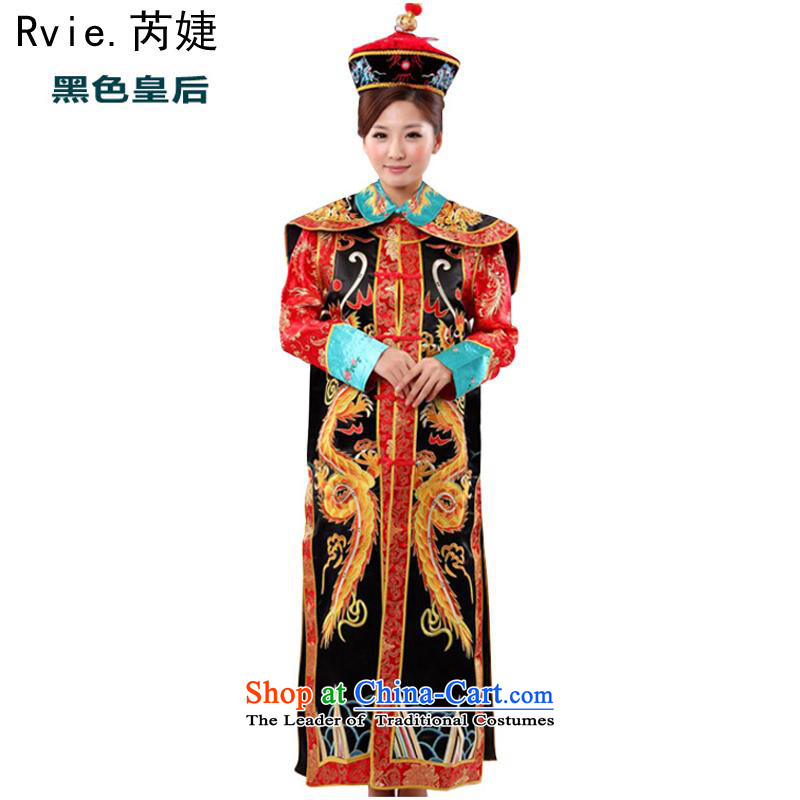 Through the drama of the Qing Dynasty, Ms. cos ancient costumes Queen's palace Huang Tai Hou Mi Gwi-goddess Lucina stage costumes are Code Red, in accordance with the (leyier) , , , shopping on the Internet