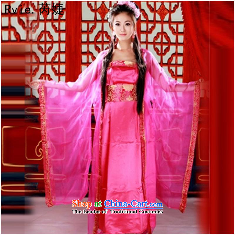 Ms. Tang dynasty costume Han-Style 7 fairies costumes staged theatrical performances by Tang wind photo album female purple code, with per capita, , , , shopping on the Internet