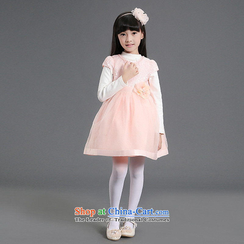 Tien Po autumn and winter new wedding flower girls dress children female wedding dress princess girls will dress skirt moderator dress orange 135cm photo, prices, brand platters! The elections are supplied in the national character of distribution, so action, buy now enjoy more preferential! As soon as possible.