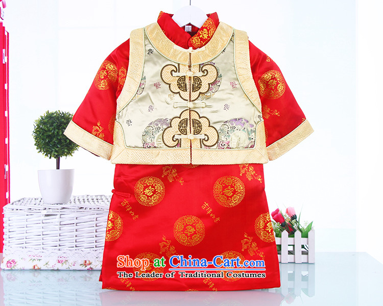 Replace the Spring and Autumn Period and the boy child Tang Gown, a Tang Dynasty child-yi package your baby new year-old infant dress whooping dress and winter clothing red 110 pictures, prices, brand platters! The elections are supplied in the national character of distribution, so action, buy now enjoy more preferential! As soon as possible.