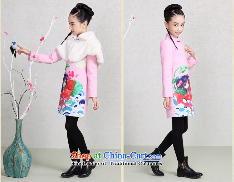The Burkina found 2015 autumn and winter new girls qipao China wind stamp long-sleeved CUHK Tang dynasty qipao gown child pink 130 pictures, prices, brand platters! The elections are supplied in the national character of distribution, so action, buy now enjoy more preferential! As soon as possible.