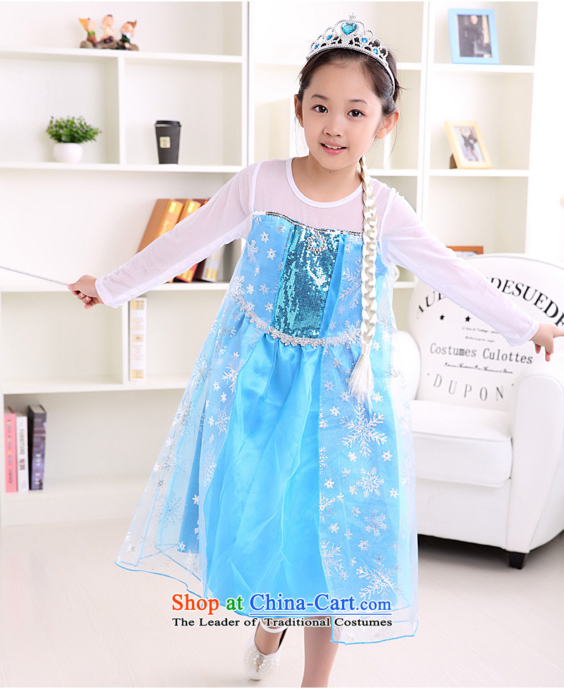 America than M Leung Children Halloween costume girls of snow and ice princess Aisha dresses baby gifts costumes age skirts + hairbands + magic wand + Braid + gloves 120 pictures, prices, brand platters! The elections are supplied in the national character of distribution, so action, buy now enjoy more preferential! As soon as possible.