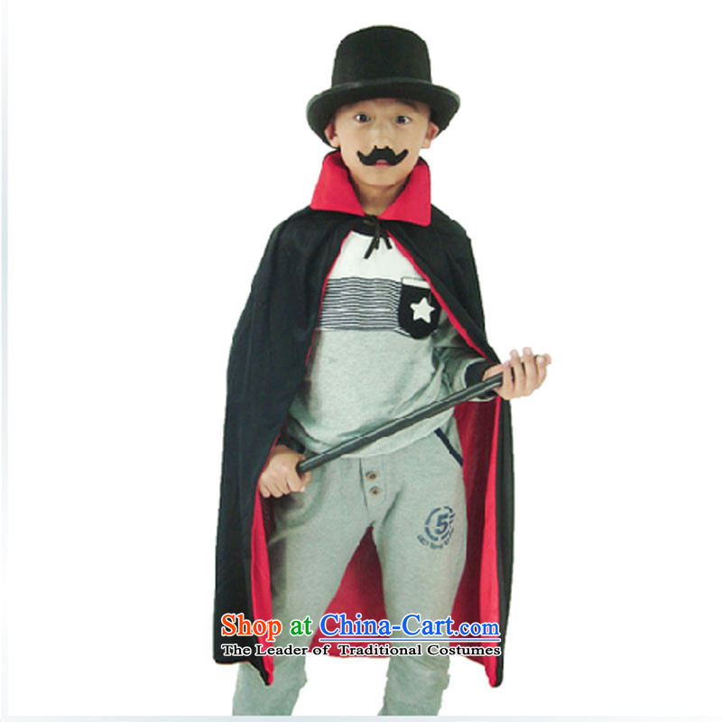61 Will Halloween toys for children dressed men wearing kindergartens 4 magician kit mantle + + beard cane + hats adult kit