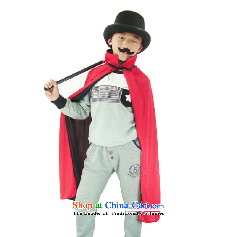 61 Will Halloween toys for children dressed men wearing kindergartens 4 magician kit mantle + + beard cane + hats adult kit, leather case package has been pressed shopping on the Internet