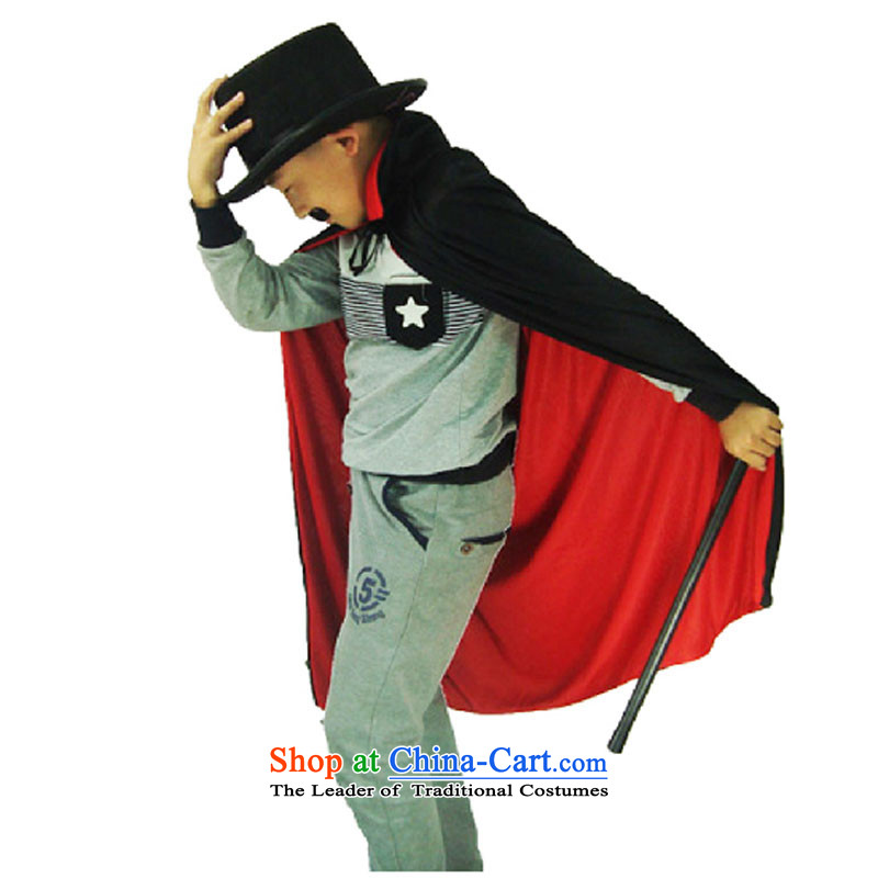 61 Will Halloween toys for children dressed men wearing kindergartens 4 magician kit mantle + + beard cane + hats adult kit, leather case package has been pressed shopping on the Internet