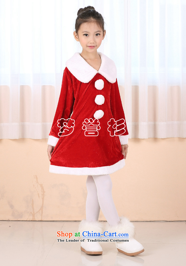 Million Children's entertainment for clothing Christmas girls princess skirt long-sleeved dresses to Christmas hats stage make-up will appear as the elderly for autumn and winter clothing new red good quality red 120-130cm40-50 catty, prices, brand image of Platters! The elections are supplied in the national character of distribution, so action, buy now enjoy more preferential! As soon as possible.