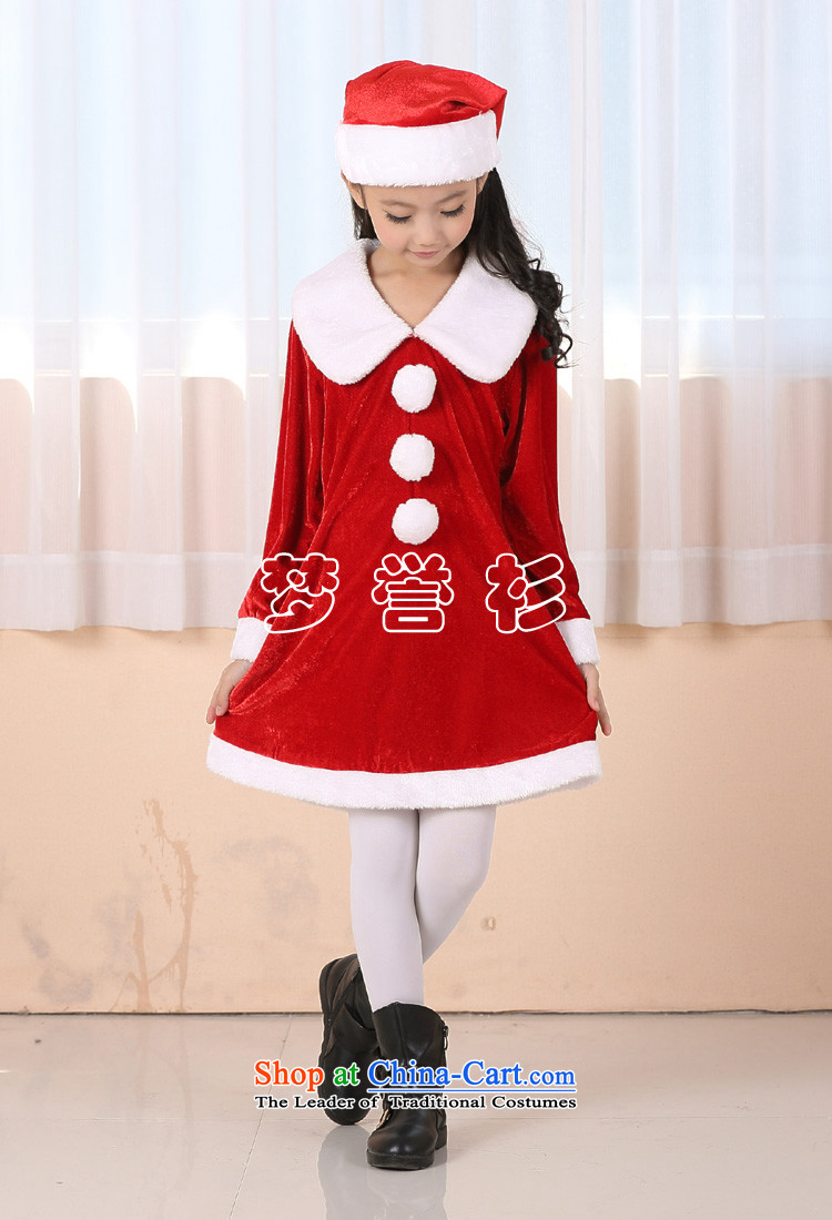 Million Children's entertainment for clothing Christmas girls princess skirt long-sleeved dresses to Christmas hats stage make-up will appear as the elderly for autumn and winter clothing new red good quality red 120-130cm40-50 catty, prices, brand image of Platters! The elections are supplied in the national character of distribution, so action, buy now enjoy more preferential! As soon as possible.