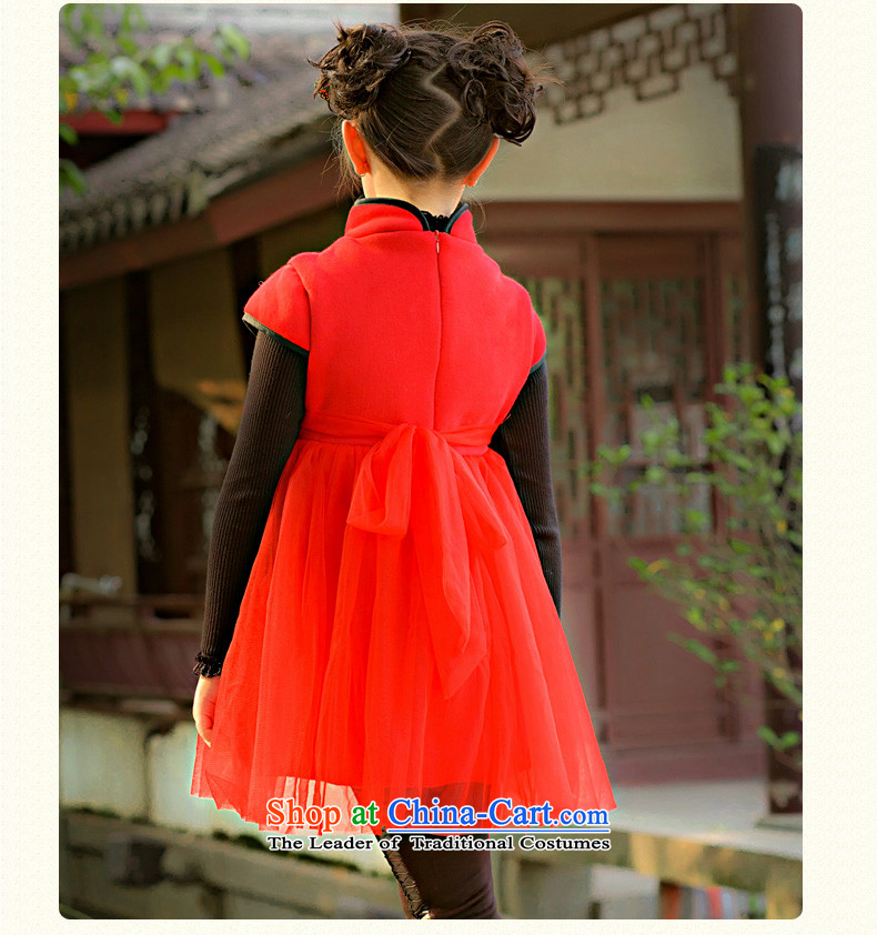 2015 new thick female child qipao autumn and winter CUHK children wearing dresses Tang Dynasty New Year skirt (BLAC) examined 6 601 -year-old height 130 226-7 red picture, prices, brand platters! The elections are supplied in the national character of distribution, so action, buy now enjoy more preferential! As soon as possible.