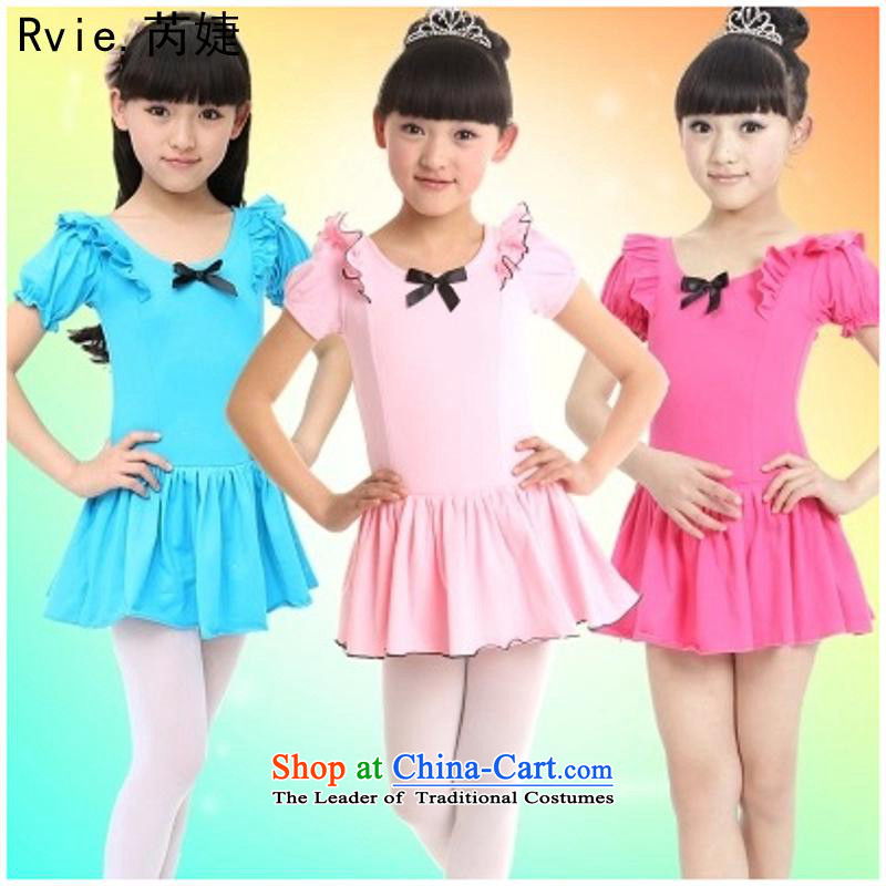 The new Child Latin dance exercise clothing girls dresses Latin dance wearing Shao Er practitioners skirt game services purple (long-sleeved 110cm,) and involved (rvie.) , , , shopping on the Internet