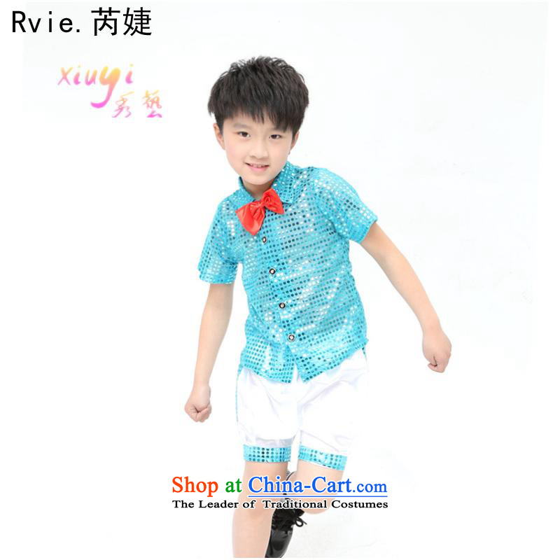 61 new children performances of modern Jazz on film services stage services for Boys and Girls Choir Red Tie Kit Blue?140cm