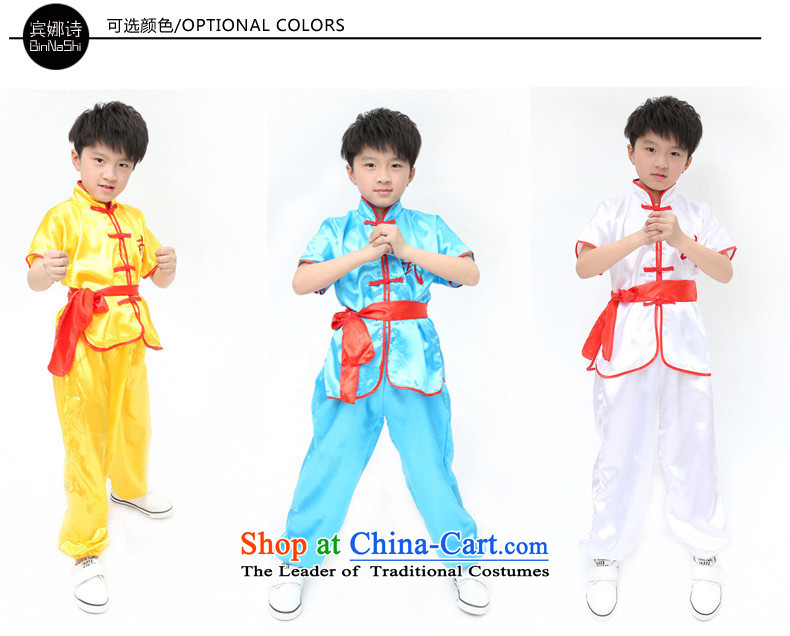 61. Children costumes short-sleeved exercise clothing kit boys will martial arts performances services team kit Blue 140cm photo kung fu, prices, brand platters! The elections are supplied in the national character of distribution, so action, buy now enjoy more preferential! As soon as possible.