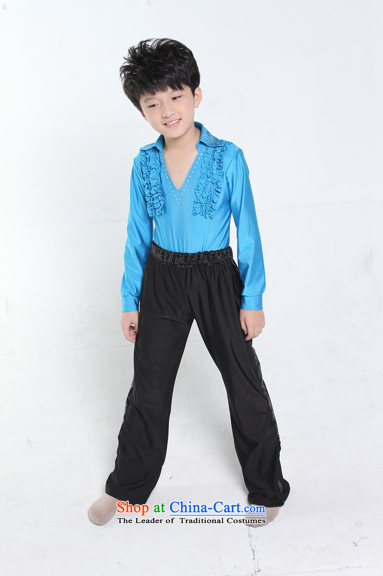 The boy Latin dance practitioners wearing the new children fall with long-sleeved Latin dance performances service kit costumes and black 140cm photo, prices, brand platters! The elections are supplied in the national character of distribution, so action, buy now enjoy more preferential! As soon as possible.