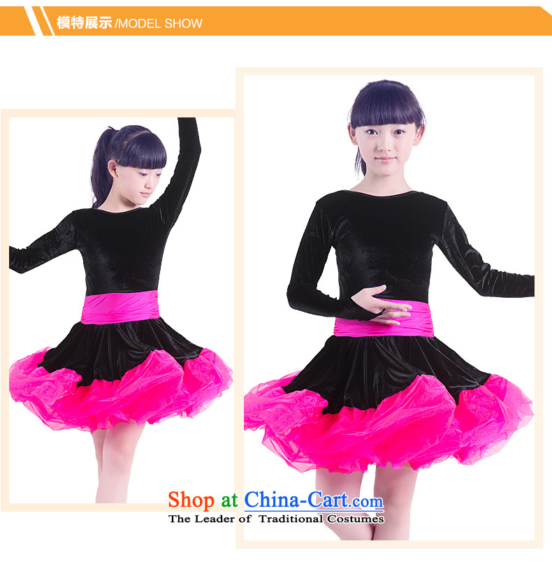 America than M Leung children of autumn and winter Latin dance wearing the new children's latin long-sleeved Latin dance skirt Girls contest costumes of red 160 pictures, prices, brand platters! The elections are supplied in the national character of distribution, so action, buy now enjoy more preferential! As soon as possible.