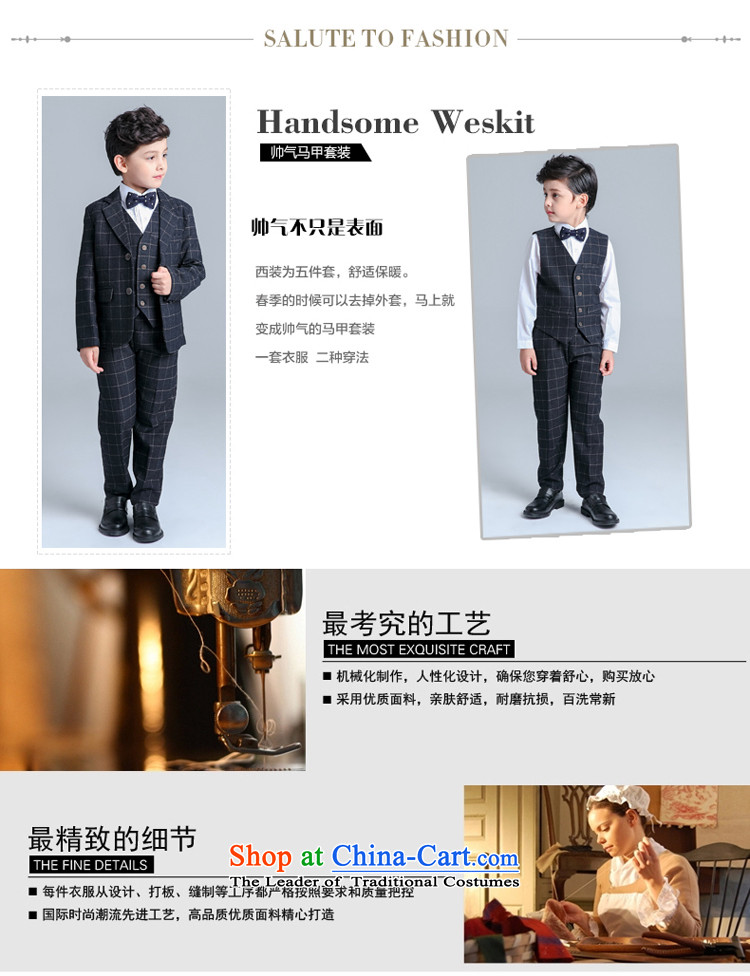 The boy will dress Kit Flower Girls dress suit male children, a leisure suit and black checkered four sets of 160 pictures, prices, brand platters! The elections are supplied in the national character of distribution, so action, buy now enjoy more preferential! As soon as possible.
