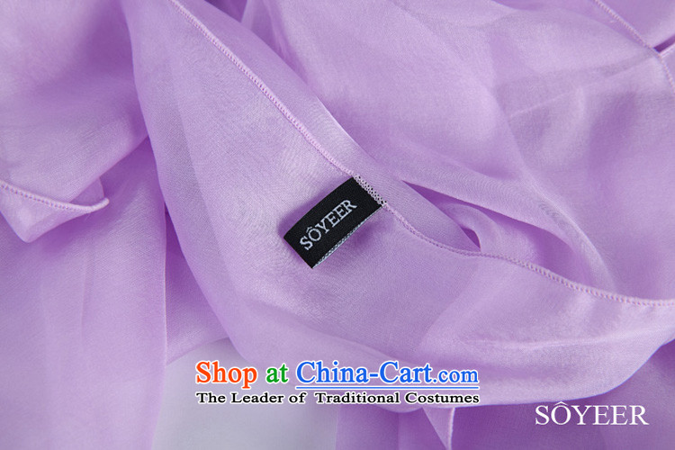 keyword 听upscale soyeer silk scarfs light violet silk scarf