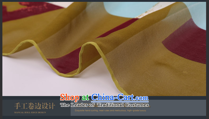 the royal government of silk scarves long female sauna silk