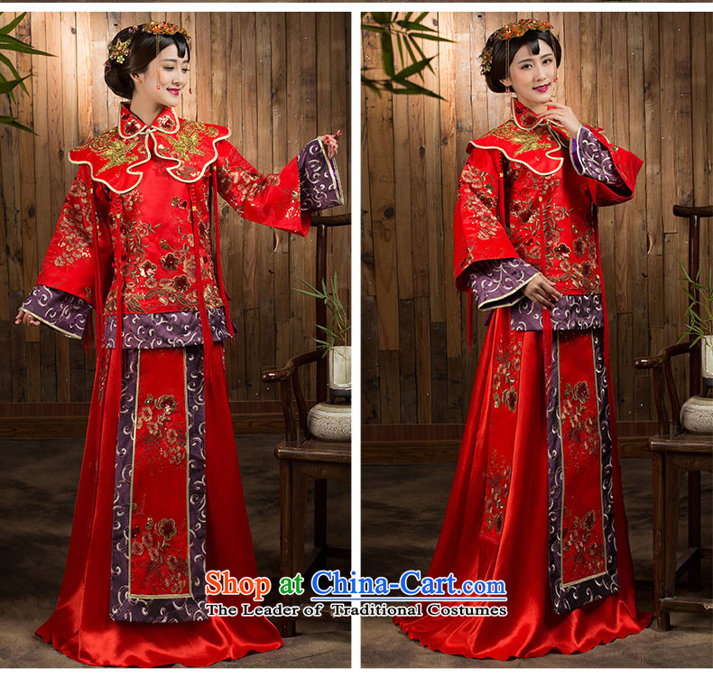 You do not marry non-Sau Wo Service 2015 The Dragon and the use of the new winter red Chinese wedding dresses cheongsam wedding gown bride RED M picture, prices, brand platters! The elections are supplied in the national character of distribution, so action, buy now enjoy more preferential! As soon as possible.