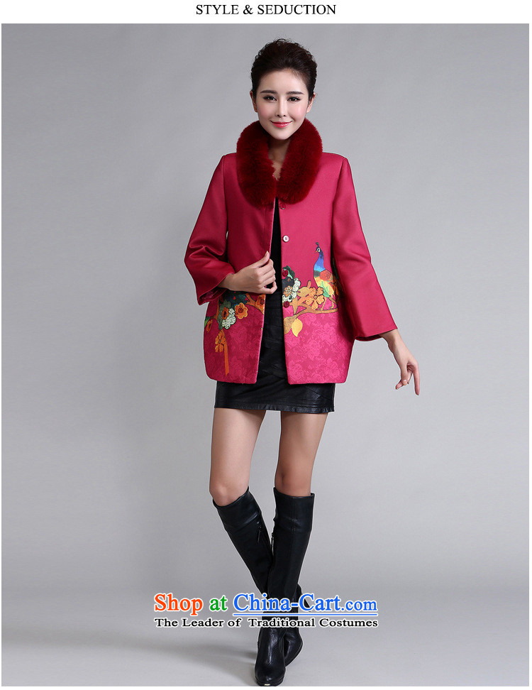 The fall in the new GENYARD2015 older peacock stamp jacket mother casual jacket in red stamp XL Photo, prices, brand platters! The elections are supplied in the national character of distribution, so action, buy now enjoy more preferential! As soon as possible.