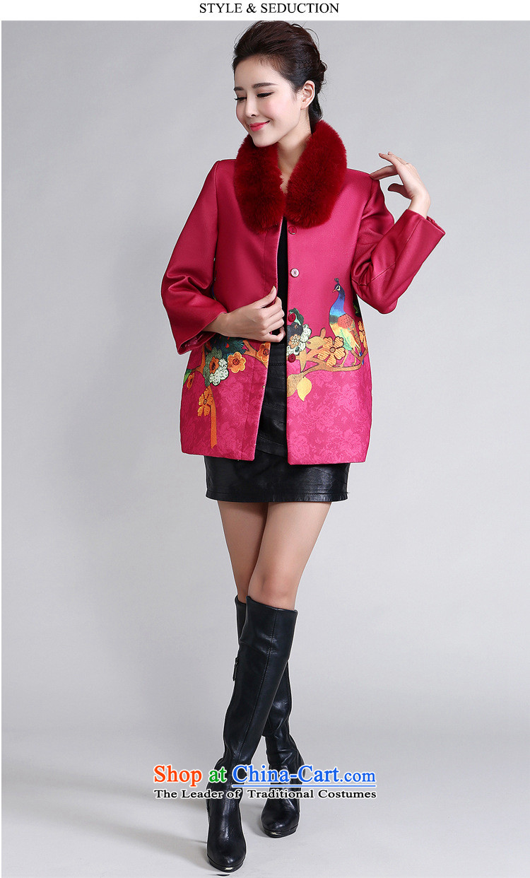The fall in the new GENYARD2015 older peacock stamp jacket mother casual jacket in red stamp XL Photo, prices, brand platters! The elections are supplied in the national character of distribution, so action, buy now enjoy more preferential! As soon as possible.