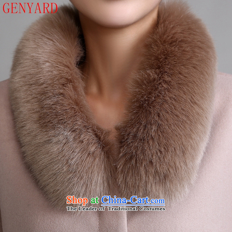 The fall in the new GENYARD2015 older house gross stamp? double-side load mother coat stamp jacket beige XXL,GENYARD,,, shopping on the Internet