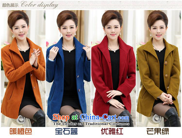 In the autumn of New GENYARD2015 long) Older MOM pack stitching stylish gross XXXL sapphire blue jacket? Picture, prices, brand platters! The elections are supplied in the national character of distribution, so action, buy now enjoy more preferential! As soon as possible.