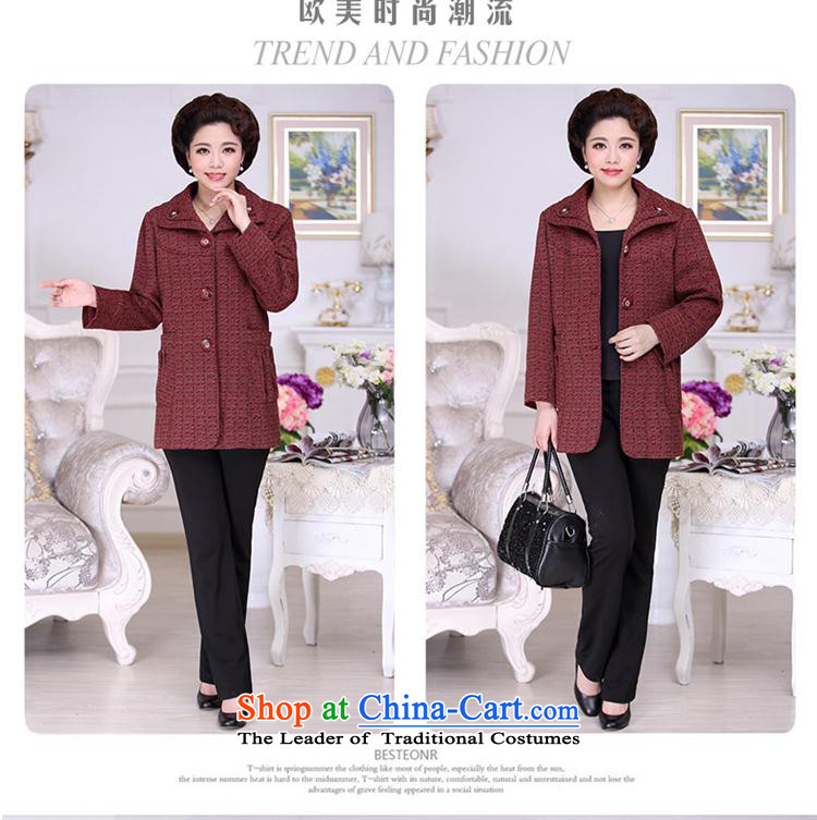 New moms autumn GENYARD2015 decorated in old T-shirt? gross mother coat red XXL picture, prices, brand platters! The elections are supplied in the national character of distribution, so action, buy now enjoy more preferential! As soon as possible.