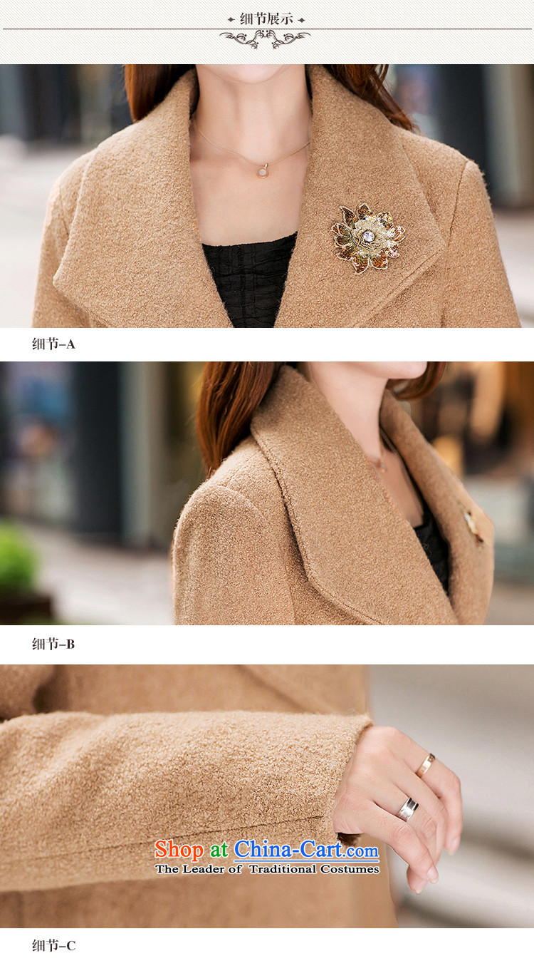 The fall in the new GENYARD2015 elderly mother in the long load on gross sequin embroidery? khaki jacket XXXL picture, prices, brand platters! The elections are supplied in the national character of distribution, so action, buy now enjoy more preferential! As soon as possible.
