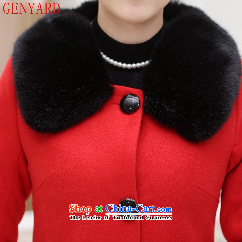 The fall in the new GENYARD2015 older folder on the Nagymaros? Jacket Color with stylish gross is mother coat blue Xxxxl,genyard,,, shopping on the Internet