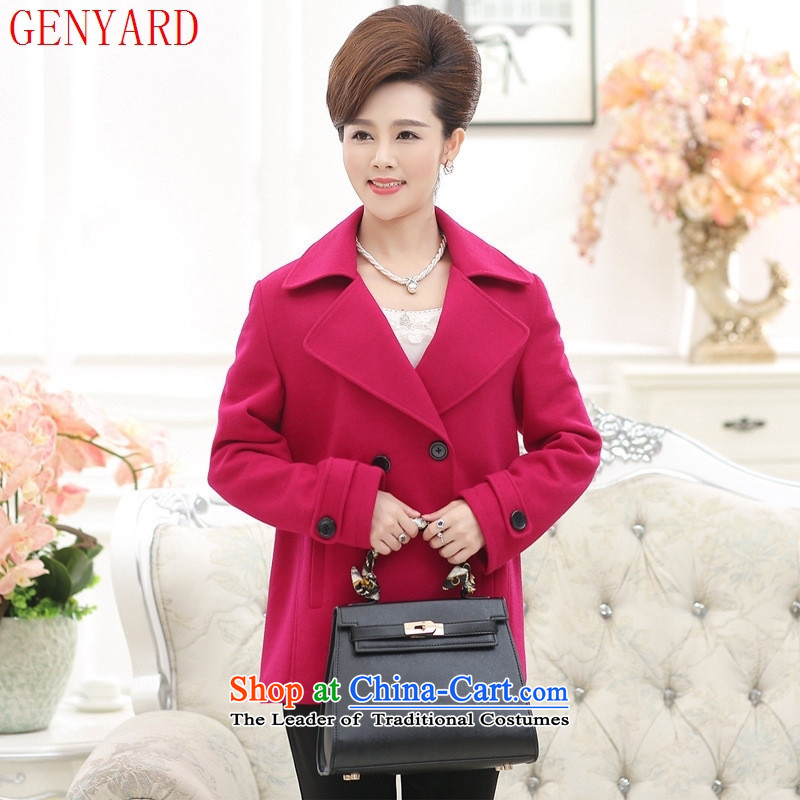In the number of older women's GENYARD fall short of new gross Stylish coat mother load? large middle-aged clothing in red 3XL,GENYARD,,, shopping on the Internet