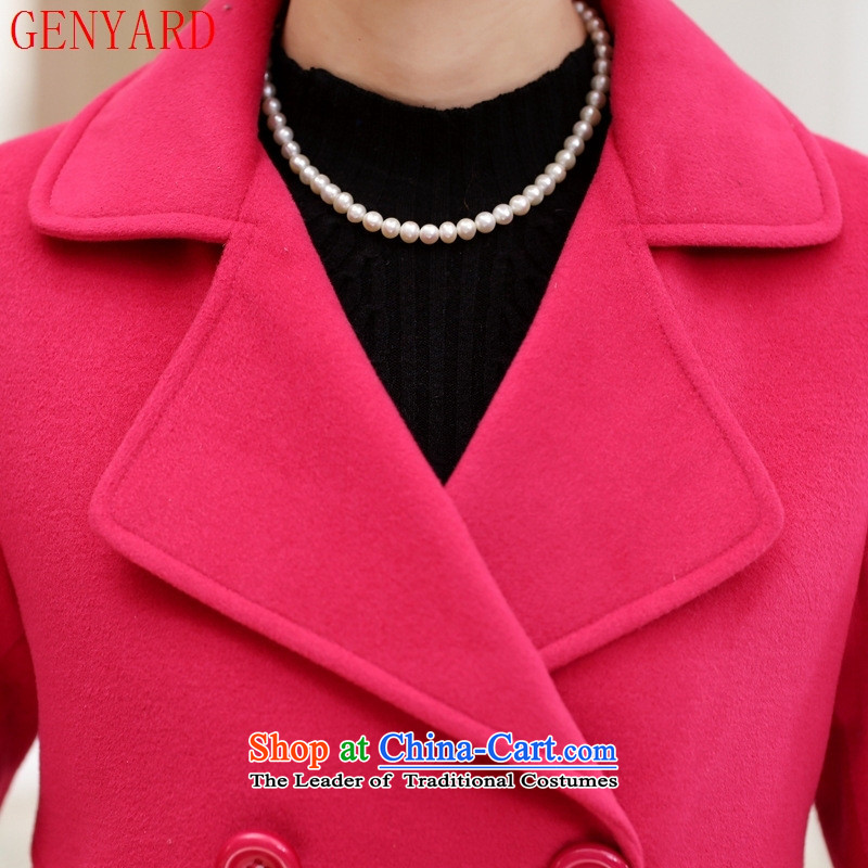 The fall in the new GENYARD2015 older double-windbreaker MOM pack pure color jacket pink gross? XXXXL,GENYARD,,, shopping on the Internet