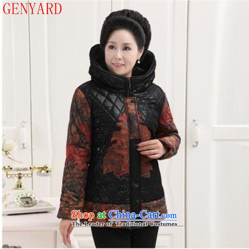 The elderly in the autumn and winter GENYARD replacing middle-aged women code ãþòâ female clearance cotton coat women thick red jacket XXL,GENYARD,,, Ms. robe shopping on the Internet