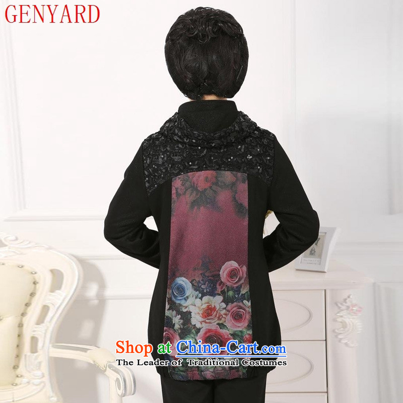 The elderly in the new GENYARD female autumn jackets middle-aged blouses thick mother spring and autumn xl windbreaker red XL,GENYARD,,, shopping on the Internet