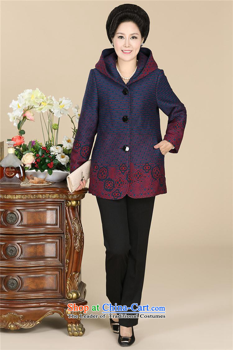 New Leisure autumn GENYARD mother jackets and stylish with cap in the stamp of older women's jacket patterns 2 increase XXXL picture, prices, brand platters! The elections are supplied in the national character of distribution, so action, buy now enjoy more preferential! As soon as possible.
