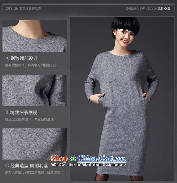 In the Fall of Jericho for winter new women's dresses-round-neck collar long-sleeved long skirt knitted dresses female and color are code picture, prices, brand platters! The elections are supplied in the national character of distribution, so action, buy now enjoy more preferential! As soon as possible.