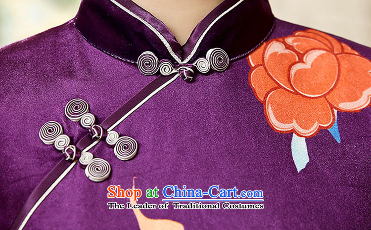 Ko Yo new qipao Overgrown Tomb Amaral stylish 7 Cuff Poster Stretch Wool 7 Cuff Kim qipao antique dresses and stable performance package skirt T0011-a T0011-A S picture, prices, brand platters! The elections are supplied in the national character of distribution, so action, buy now enjoy more preferential! As soon as possible.