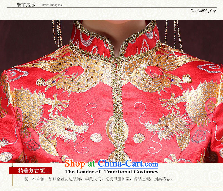 Costs of the new bride Aurora Javate de Dios 2015 The Dragon and the classical Chinese style wedding wedding dress marriage red long winter of qipao bows services XL Suzhou shipment picture, prices, brand platters! The elections are supplied in the national character of distribution, so action, buy now enjoy more preferential! As soon as possible.
