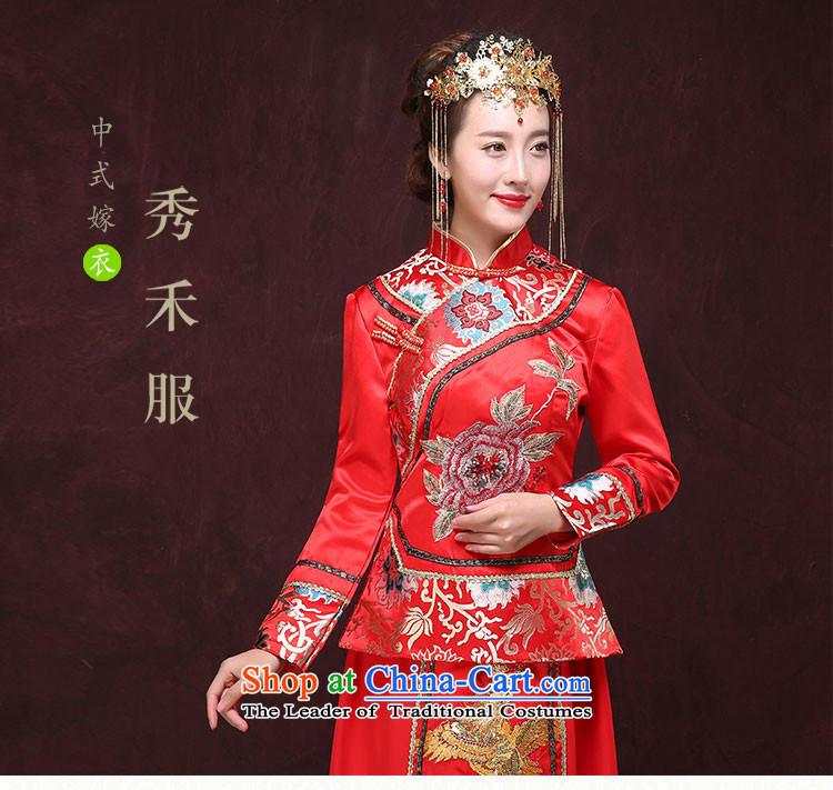 Ferrara 2015 Winter) Bride bows services qipao winter retro long long-sleeved gown XL Photo cheongsam, prices, brand platters! The elections are supplied in the national character of distribution, so action, buy now enjoy more preferential! As soon as possible.