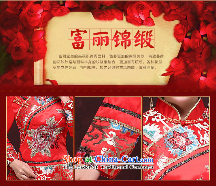 Ferrara 2015 Winter) Bride bows services qipao winter retro long long-sleeved gown XL Photo cheongsam, prices, brand platters! The elections are supplied in the national character of distribution, so action, buy now enjoy more preferential! As soon as possible.