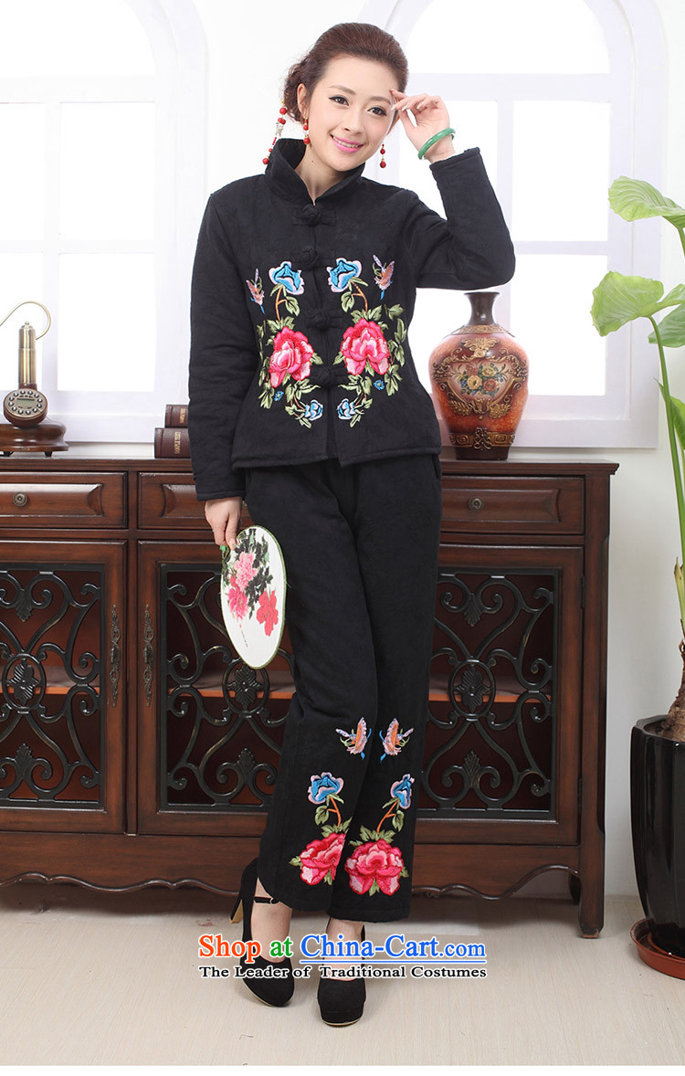 Ice rain dress for winter 2015 New Stylish retro embroidery XL Tang Gown of ethnic Cotton, linen/cotton jacket girl in serving red T-shirt XXXL picture, prices, brand platters! The elections are supplied in the national character of distribution, so action, buy now enjoy more preferential! As soon as possible.