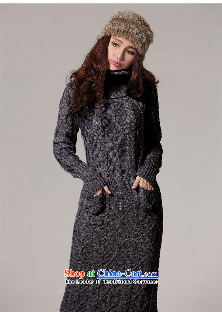Large autumn and winter joryaxuan female thick high collar kit and retro-ceiling extra long, twist sweater dresses carbon S picture, prices, brand platters! The elections are supplied in the national character of distribution, so action, buy now enjoy more preferential! As soon as possible.