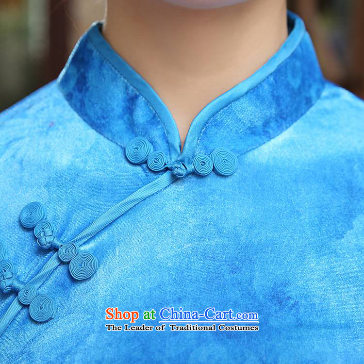 In accordance with the love in a trendy new for women Chinese collar is pressed to improved poster Tang dynasty, Sau San short qipao ancient /TD0048# Figure 2XL Photo, prices, brand platters! The elections are supplied in the national character of distribution, so action, buy now enjoy more preferential! As soon as possible.