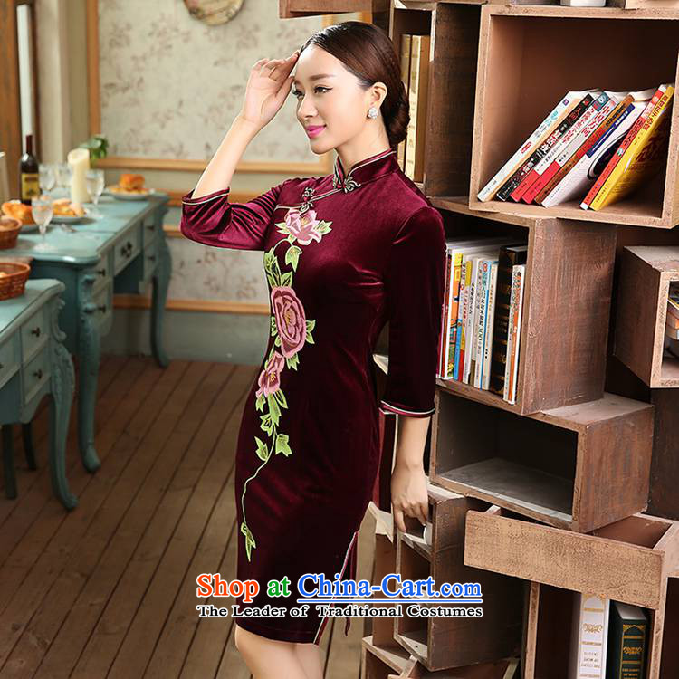 In accordance with the love in a trendy new for women retro ethnic improved Mock-neck Sau San 7 Cuff Tang dynasty qipao /TD0057# ancient -B purple S picture, prices, brand platters! The elections are supplied in the national character of distribution, so action, buy now enjoy more preferential! As soon as possible.