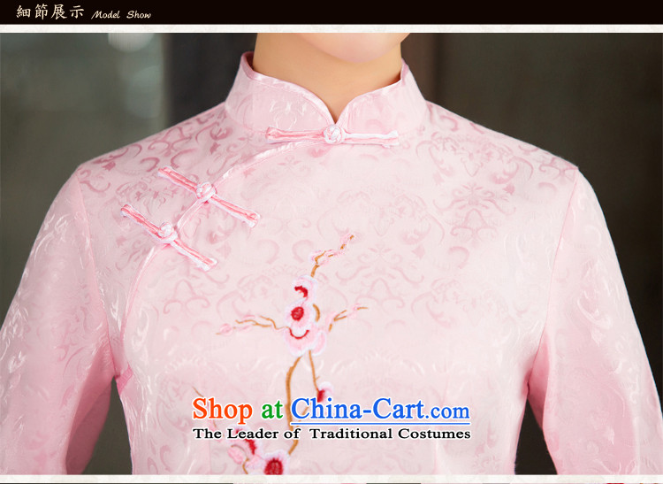 When autumn 2015 Ying new dresses retro style kit in the two-day qipao female 1019 sleeved White XXL picture, prices, brand platters! The elections are supplied in the national character of distribution, so action, buy now enjoy more preferential! As soon as possible.