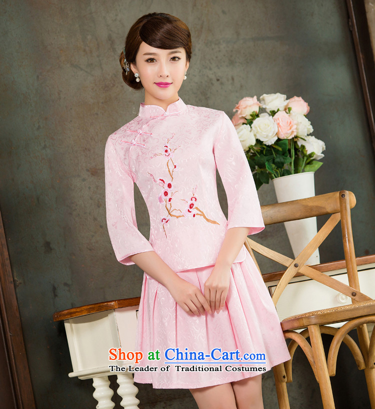 When autumn 2015 Ying new dresses retro style kit in the two-day qipao female 1019 sleeved White XXL picture, prices, brand platters! The elections are supplied in the national character of distribution, so action, buy now enjoy more preferential! As soon as possible.
