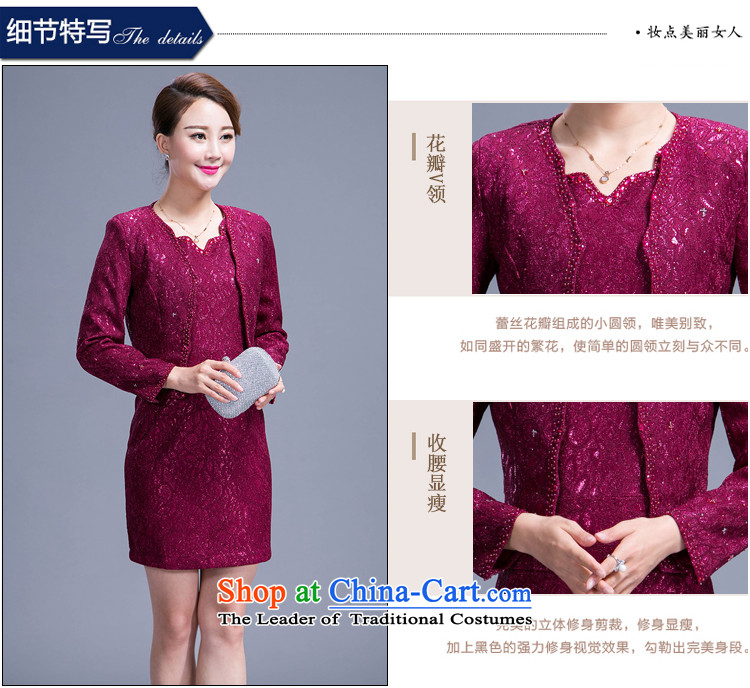 Ya-ting Shop Boxed new autumn 2015 Sau San wedding mother temperament dresses in the atmosphere of older women's large purple , prices, picture M brand platters! The elections are supplied in the national character of distribution, so action, buy now enjoy more preferential! As soon as possible.