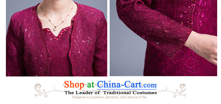Ya-ting Shop Boxed new autumn 2015 Sau San wedding mother temperament dresses in the atmosphere of older women's large purple , prices, picture M brand platters! The elections are supplied in the national character of distribution, so action, buy now enjoy more preferential! As soon as possible.