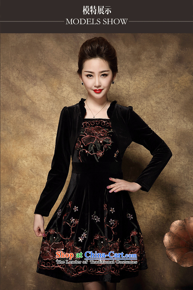 Shop 2015, Ya-ting of older women with the new Korean autumn edition temperament large long-sleeved mother 