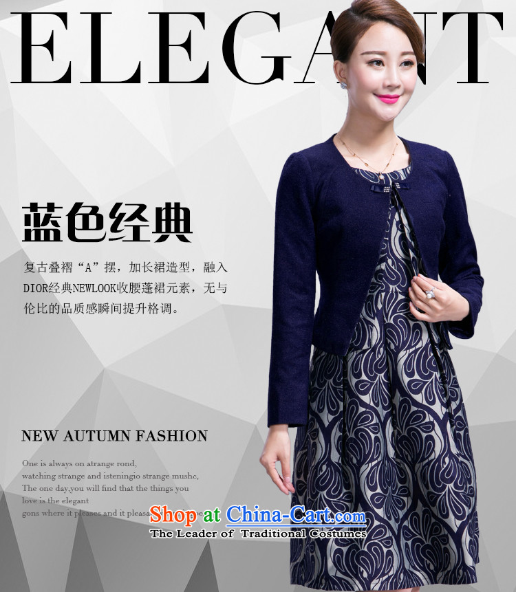 Ms Rebecca Pun stylish shops 2015 Autumn Replace Replace wedding dresses mother autumn large number two kits gross dresses? female Tibetan blue XL Photo, prices, brand platters! The elections are supplied in the national character of distribution, so action, buy now enjoy more preferential! As soon as possible.
