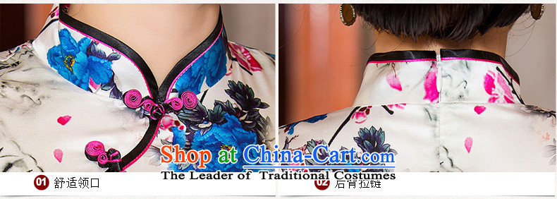 The valley of the Barring 2015 歆 heavyweight Silk Cheongsam with silk cheongsam dress autumn new retro style qipao Ms. improved dresses HY6086 picture color pictures, prices, XXL brand platters! The elections are supplied in the national character of distribution, so action, buy now enjoy more preferential! As soon as possible.