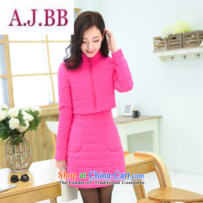 Ms Rebecca Pun stylish shops 2015 winter clothing Korean Female dress with two kits BHCNL8655 XXL,A.J.BB,,, Purple Shopping on the Internet